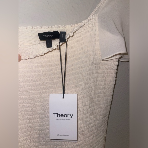 THEORY smocked top - Picture 3 of 5
